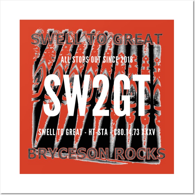 Swell to Great (Bryceson Rocks) Wall Art by TimespunThreads